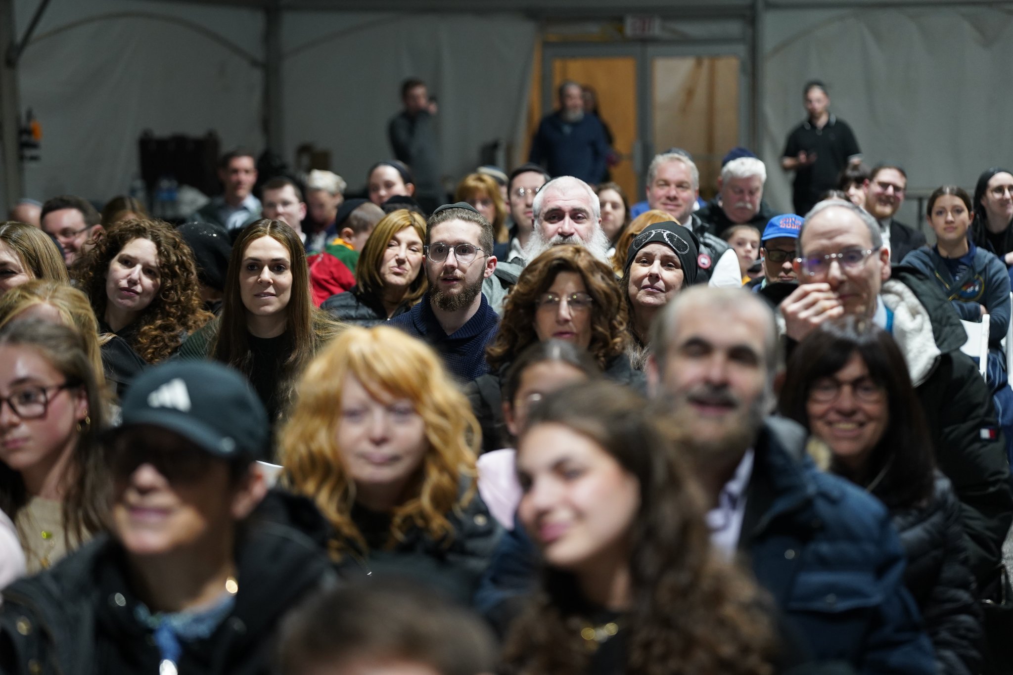 Large crowd at the Pesach Time Tours concert